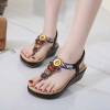 Mã K762: Giày Sandal Xỏ Ngón Nữ Đế Dày Đế Mềm Giày Đi Biển