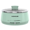 Lẩu điện Sunhouse SHD4543, Công suất 1300 W, Dung tích 4 Lít, Chất liệu Inox 304 cao cấp siêu bền, Lòng nồi dày 0.4mm, Tỏa nhiệt đều, Bảo hành 12 tháng