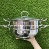 Bộ nồi xửng hấp Inox Fivestar 20cm THT-FSNX20IN001 - Chất liệu inox cao cấp, Đáy 3 lớp bền chắc, Vung kính cường lực, Sử dụng trên mọi loại bếp