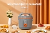 Nồi cơm điện 2,2L Sunhouse SHD8670, Công suất 900W, Lòng nồi dày 1,4mm phủ chống dính Ceramic 2 lớp, Mâm nhiệt lớn, truyền nhiệt nhanh, tỏa nhiệt đều, Bảo hành 12 tháng