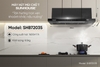 Combo Bếp từ đôi Sunhouse mama SHB-566HL + Máy hút mùi chữ T Sunhouse SHB72093, Công suất 4000W, Có inverter tiết kiệm điện, Bảo hành 3 năm tại nhà