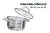Bộ nồi Inox 3 đáy Sunhouse SHG361 - Chất liệu inox cao cấp an toàn cho sức khỏe, Đáy 3 lớp bền bỉ, Sử dụng với mọi loại bếp