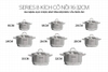Nồi inox 3 đáy Sunhouse SHG301-16, Đường kính 16cm, Vung kính cường lực siêu bền, Sử dụng trên mọi loại bếp