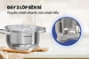 Bộ nồi Inox 3 đáy Sunhouse SHG361 - Chất liệu inox cao cấp an toàn cho sức khỏe, Đáy 3 lớp bền bỉ, Sử dụng với mọi loại bếp