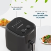 Nồi chiên không dầu Sunhouse SHD4037, Công suất 1800W,  Dung tích 9 Lít, Điều khiển núm xoay, Công nghệ Rapid Air, Chống dính Whitford (USA) siêu bền, Sản xuất tại Việt Nam, Bảo hành 12 tháng