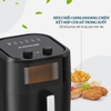 Nồi chiên không dầu Sunhouse SHD4036, Công suất 1800W, Dung tích 9 Lít, Công nghệ Rapid Air 360, Chống dính Whitford (USA) siêu bền, Sản xuất tại Việt Nam, Bảo hành 12 tháng