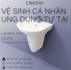 Chậu rửa treo tường Caesar L2152, Kiểu dáng tinh tế, Men gốm sứ láng mịn, Xả tràn nhanh chóng, Bảo hành 10 năm