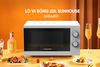 Lò vi sóng 20L Sunhouse SHD4819, Công suất 1200W, Tiện lợi đa chức năng với 6 chế độ nấu, Kính 2 lớp siêu bền, giữ nhiệt tốt, Bảo hành 12 tháng