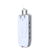 Ổ cắm xoay gấp gọn Điện Quang ĐQ ESK RT W4 62228182 - Loại 4 Lỗ-1 công tắc, Công suất chịu tải 2500W, Xoay gấp 180 độ