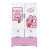 Tủ nhựa sơ sinh 2 cánh Happy Baby SUNHOUSE KS - CA1177G3, Chất liệu PP an toàn sức khỏe, Dễ dàng tháo lắp, 2 cánh 3 ngăn chứa rộng rãi