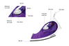 Bàn là khô Sunhouse SHD2011, Công suất 1200W, Mặt bàn là phủ chống dính siêu bền, Cảm biến tự động ngắt khi quá nhiệt, Bảo hành 12 tháng