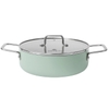 Nồi lẩu chống dính Elmich EL5538SK28, Đường kính 28cm, Phủ chống dính Ceramic siêu bền, Vung kính cường lực, Sử dụng được cho mọi loại bếp