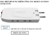 Ổ cắm xoay gấp gọn Điện Quang ĐQ ESK RT W4 62228182 - Loại 4 Lỗ-1 công tắc, Công suất chịu tải 2500W, Xoay gấp 180 độ