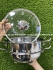 Bộ nồi xửng hấp Inox Fivestar 20cm THT-FSNX20IN001 - Chất liệu inox cao cấp, Đáy 3 lớp bền chắc, Vung kính cường lực, Sử dụng trên mọi loại bếp