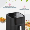 Nồi chiên không dầu Sunhouse SHD4082, Công suất 1800W,  Dung tích 9 Lít, Điều khiển núm xoay, Công nghệ Rapid Air, Chống dính Whitford (USA) siêu bền, Sản xuất tại Việt Nam, , Bảo hành 12 tháng