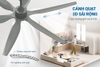 Quạt trần Sunhouse Apex 6 cánh APF7693, Công suất 62W , Động cơ DC, Có điều khiển từ xa, Có chế độ đảo chiều gió, Bảo hành 24 tháng tại nhà