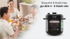 Nồi áp suất điện Tefal CY601868 - Công suất 1000W, Dung tích 6 lít, Lòng nồi hợp kim nhôm chống dính, 15 chức năng nấu khác nhau, Bảo hành 24 tháng