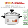Nồi áp suất đáy từ Goldsun GPC1930-11IH - Chất liệu hợp kim nhôm, Dung tích 11 Lít, Đáy từ dùng trên mọi loại bếp