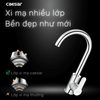 Vòi rửa bát nóng lạnh Caesar K415C, Thân vòi làm từ đồng thau nguyên chất, Bề mặt được mà mạ Niken + Crom cao cấp, Bảo hành 2 năm