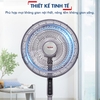 Quạt đứng Tefal Turbo Life VH659790 - Công suất 55W, Đường kính lồng quạt 44cm, Điều khiển nút bấm và điều khiển từ xa, Có hẹn giờ, Bảo hành 24 tháng