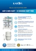 Máy lọc nước RO 10 lõi Karofi KAQ-U50K, Lõi lọc công nghệ Smax gấp 2 hiệu suất, gấp 2 tuổi thọ, Màng lọc RO nhập khẩu Hàn Quốc, Bảo hành 3 năm tại nhà
