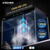 Máy hút mùi âm tủ Kocher Turbo SerieS X-350D, Công suất 195W, Công suất 1800m3/h, Điều khiểm cảm ứng với 4 tốc độ, Chế độ cảm biến vẫy tay, Bảo hành 3 năm tại nhà