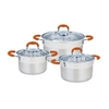 Bộ nồi Inox Smartcook 3 chiếc cỡ 16cm, 20cm, 24cm-SM3334