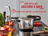 Nồi áp suất cơ inox Tefal Secure 5 Neo 6L P2530737 - Dung tích 6 lít, Đáy từ phù hợp với mọi loại bếp, Bảo hành 12 tháng