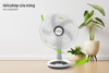 Quạt tích điện Sunhouse SHD7223, Công suất 24W,  Thời gian sử dụng từ 5 đến 16 giờ, Thiết kế 5 cánh, Điều khiển nút ấn, Đảo chiều linh hoạt, Bảo hành 12 tháng