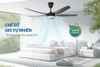 Quạt trần 5 cánh có đèn SUNHOUSE APEX APF7672B, Công suất 57W/24W LED, 6 tốc độ gió, Động cơ BLDC tiết kiệm điện, Bảo hành 24 tháng tại nhà
