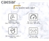 Vòi xịt nhựa Caesar BS304A, Chất liệu nhựa ABS cao cấp, Dây PVC xoay 360 độ, Bảo hành 2 năm