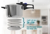 Nồi áp suất inox 304 Sunhouse Mama SHG9906M1 - Đường kính lòng nối 22 cm, Dung tích 6L, Inox 304 cao cấp, Đáy từ phù hợp với mọi loại bếp