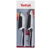 Bộ 2 dao làm bếp Tefal Comfort K221S244 (15cm, 12cm) - Cán dao làm bằng nhựa TPR nhám màu đen.