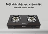 Bếp gas dương kính Sunhouse MMB0788H, Mặt kính cường lực dày 7mm, Đầu đốt bằng hợp kim đồng, Kiềng thép tráng men siêu bền, Bảo hành 12 tháng