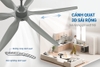Quạt trần Sunhouse Apex 6 cánh APF7698, Công suất 62W, Đèn LED 18W, Động cơ DC tiết kiệm điện, Điều khiển từ xa, Có chế độ đảo chiều gió, Bảo hành 24 tháng tại nhà
