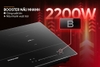 Bếp đôi điện từ Sunhouse SHB82012, Công suất 2200W, Mặt kính cao cấp Ultra Vitro Ceramic, Công nghệ Inverter,Booster nấu nhanh chóng,Bảo hành 36 tháng