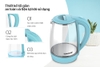 Ấm siêu tốc thủy tính Sunhouse SHD1215, Công suất 1800W, Dung tích 1.8 Lít, Bảo hành 12 tháng