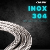 Dây sen xi Caesar 13608MDA, Chất liệu inox 304, Dây dài 1,5m, Chất lượng bền bỉ, Chống ăn mòn, Bảo hành 2 năm
