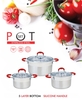 BỘ NỒI INOX ELMICH SMARTCOOK 3 CHIẾC CỠ 16CM, 20CM, 24CM-SM3335, 2353335