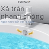Chậu rửa treo tường Caesar L2152, Kiểu dáng tinh tế, Men gốm sứ láng mịn, Xả tràn nhanh chóng, Bảo hành 10 năm