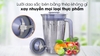 Máy xay sinh tố Philips HR2221, Công suất 700W, Dung tích 1.5 lít, Cối nhựa cao cấp, Lưỡi dao bằng thép không gỉ siêu bền, Bảo hành 2 năm