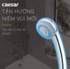 Tay sen 2 chế độ Caesar SH221, Chất liệu nhựa ABS mạ Crom và Niken, Chất lượng bền bỉ, Bảo hành 2 năm