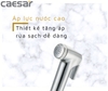 Vòi xịt vệ sinh Caesar BS304CW, Vòi nhựa ABS mạ Crom và Niken, Dây inox 304, Bảo hành 2 năm
