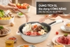 Chảo điện đa năng Sunhouse SHD4555, Công suất 1600W, Dung tích 5L, Đa chức năng nấu nướng tiện lợi, Bảo hành 12 tháng