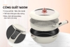 Chảo điện đa năng Sunhouse SHD4555, Công suất 1600W, Dung tích 5L, Đa chức năng nấu nướng tiện lợi, Bảo hành 12 tháng