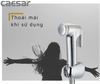 Vòi xịt vệ sinh Caesar BS304CW, Vòi nhựa ABS mạ Crom và Niken, Dây inox 304, Bảo hành 2 năm