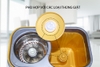 Cây lau nhà xoay 360 độ Sunhouse KS-MO350I, inox chắc chắn, điều chỉnh chiều cao dễ dàng, bông lau thấm hút nước tốt