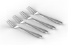 Bộ 4 nĩa dĩa hoa quả inox 140 Sunhouse KS-S4FO140I