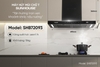 Combo Bếp từ đôi Sunhouse mama MMB-88HL + Máy hút mùi chữ T Sunhouse SHB72093, Công suất 4400W, Có inverter tiết kiệm điện, Có chức năng đun liu riu, Bảo hành 3 năm tại nhà
