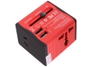 Ổ cắm du lịch Điện Quang ĐQ ESK TV06R 2U, 62228144, Loại 2 cổng USB, Ổ cắm được làm bằng nhựa đạt tiêu chuẩn về chống cháy và chịu nhiệt